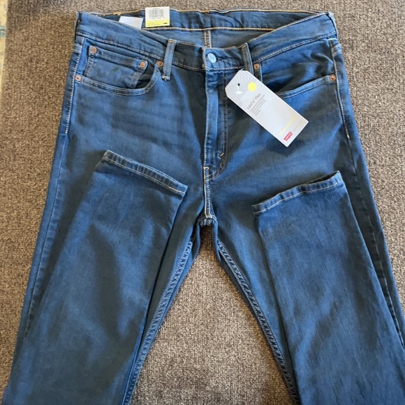 Levi’s Flex Skinny Taper 36-32 sits Below waist & Stretch Mens Jeans - Picture 5 of 6